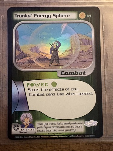 Dbz ccg trunks energy sphere - energy,