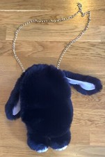 Hase Tasche Kinder schwarz Kuscheltier