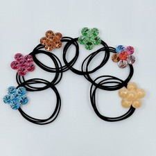 Blumen Haargummi Zopfhalter Haarband Haarschmuck mit Swarovski® Kristall Neu