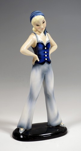 Goldscheider art deco - art, figur