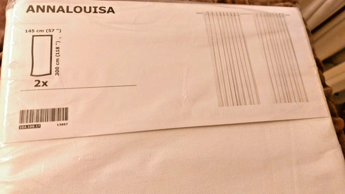 Ikea gardinen annalouisa weiß - gardinen,