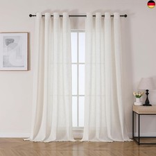 Leinen Gardinen mit Ösen