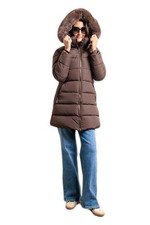 Damen Daunenjacke Langjacke