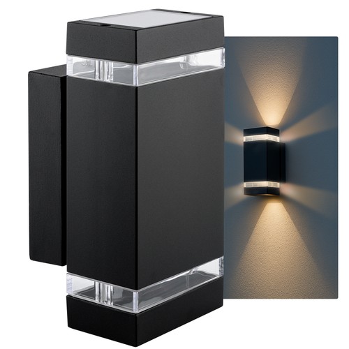 Led wandleuchte außen down - led,