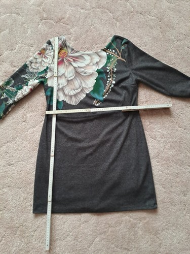 Kleid desigual dunkelgrau - kleid,