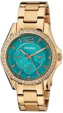 FOSSIL Damen Uhr goldfarben