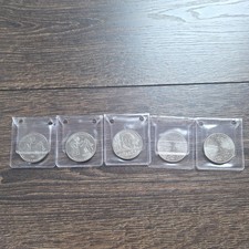 5 X 10 Euro Gedenkmünzen Silber Deutschland verschiedene Motive in Hülle