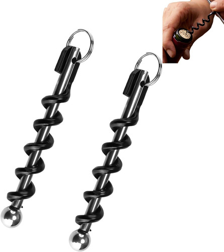2pcs edelstahl schlüsselring - 2pcs,