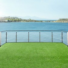 Kunstrasen Teppich Montana Outdoor für Terrasse und Garten | Bis 4 m Breite!!!