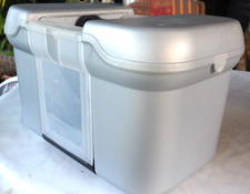 Multibox Aufbewahrungsbox "CURVER" 4 tlg. zerlegbar Silbergrau Kunststoff #538E1