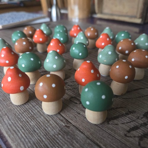 Pilze 3cm holz kleben - pilze,
