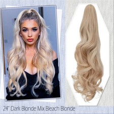 Lockig Klammer Haarteil Zopf