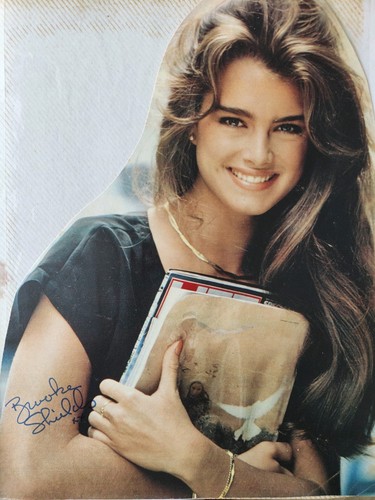 Brooke shields signiertes - brooke,