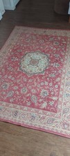 LAURA ASHLEY Teppich  rot  beige ca  197x135 cm