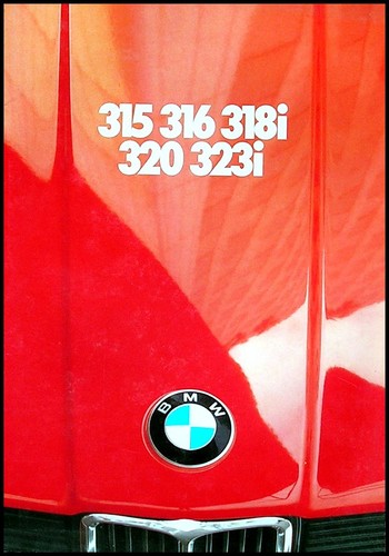 Bmw 3er prospekt - e, 1.1982