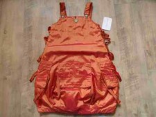 KLARA KLAMOTTI edel schimmerndes Trägerkleid orange Gr. 104 NEU ST217