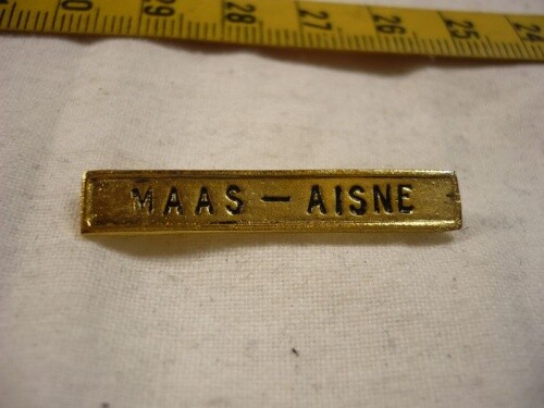 Gefechtsspange maas aisne - gefechtsspange, "maas-aisne"