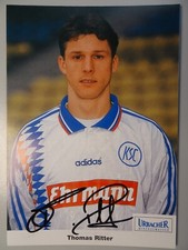 Thomas Ritter Autogramm | Karlsruher SC (KSC)
