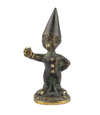 Facit Werbe Figur Bronze 50er Jahre Rechenmaschinen Reklame Zauberer