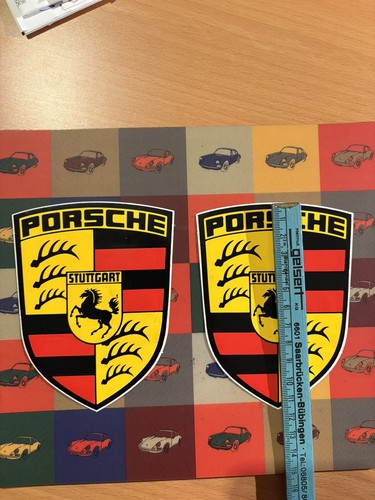 Porsche wappen klebeschilder - porsche,