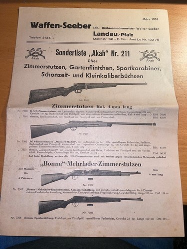 Prospekt waffen seeber landau - waffen-seeber,