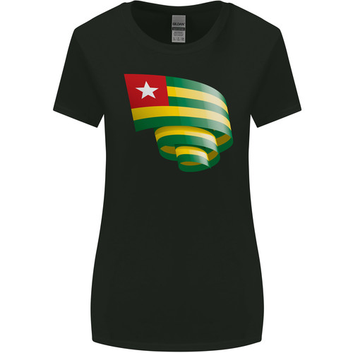 Curled togo flag togoese - togo,