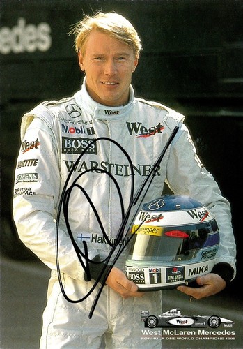 Autogramm mika häkkinen - mika,