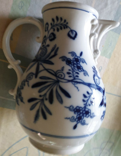 Meissen kanne blaumalerei - meissen,