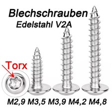 Blechschrauben TORX Flachkopf