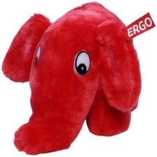 ERGO Roter Elefant Kuscheltier