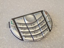 Original Nokia 6630 Tastatur | Keymat | Keypad Silber Silver 9791412 NEU