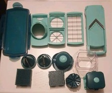 GENIUS Nicer Dicer  Set 12-teilig grün Multifunktions-Schneider