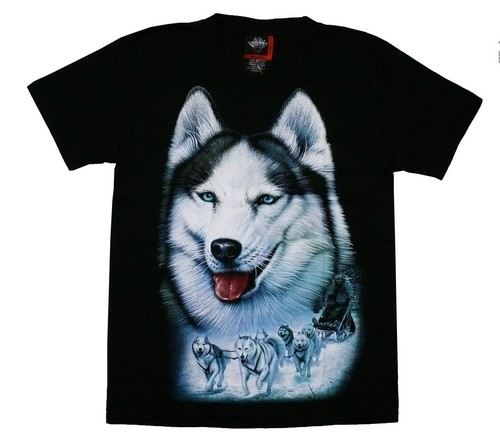 Shirt siberian husky - t-shirt,