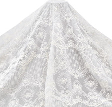 0.9M Weißes Spitzenband