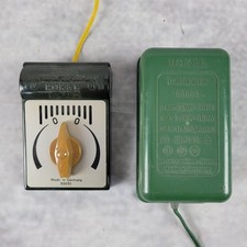 Vintage Rokal Transformator + Fahrregler Modelleisenbahn 12mm Spur TT