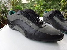 HUGO BOSS 50321681 HB Racing Low Herren Schuhe Sneaker Leder Schwarz Gr.42 TOP