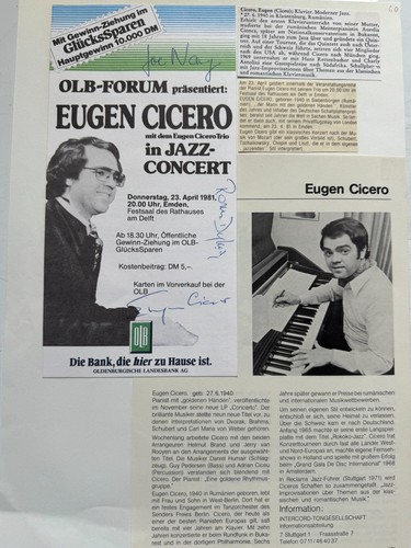 Eugen cicero band musik - musik,