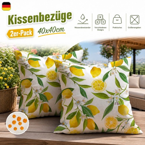 Kissenbezug leinen 40x40cm - leinen,