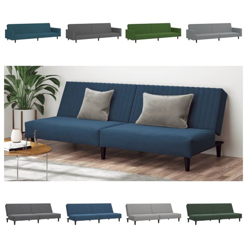Schlafsofa sitzer samt - schlafsofa, 2-sitzer