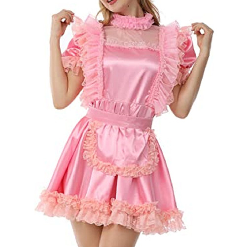 Sissy girl maid - lockable, pink