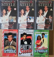 9x Remington Steele - VHS - P
