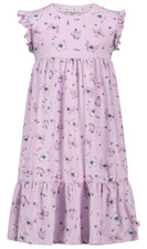 SALT AND PEPPER Mädchen Kleid Schmetterling allover Print Gr 104 / 110 Lavender