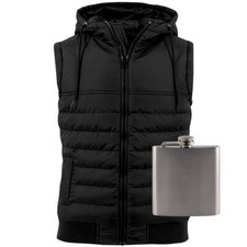 Herren Weste mit Kapuze warm