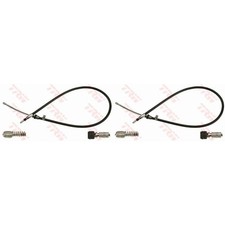 2x TRW Handbremsseil Seilzug Feststellbremse für Smart Cabrio 450 0.7 0.6