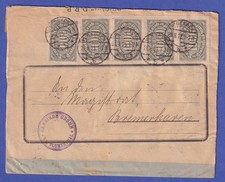 Dt. Reich 1000 Mark Mi.-Nr. 252 25 Stück als MEF auf Dienstbrief O VEGESACK