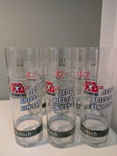 6 x Glas, 0,2L. Kölschstange,  Unterschriften, KEC Kölner-Haie, 40 Jahre, 2012