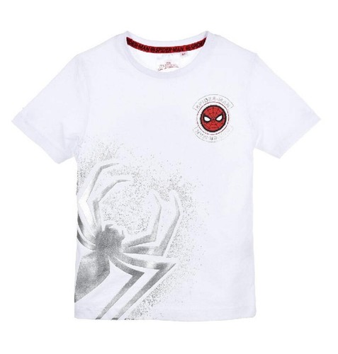 Spiderman shirt weiß kurz - t-shirt,