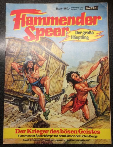 Flammender speer bastei - speer, 24,
