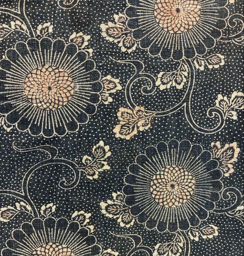 Indigo baumwolle stoff - indigo,
