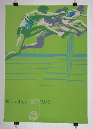 Poster plakat hürden din - -,